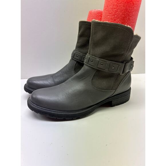 Earth Artistic Onyx Bootie 9.5 M Stone Grey - Picture 3 of 6